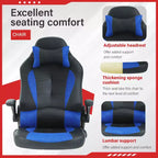 Gaming-Stuhl aus PU-Leder mit Lordosenstütze