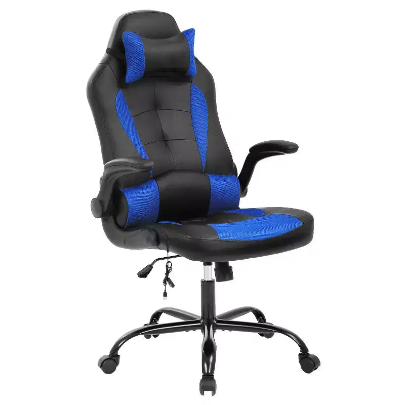 PU Leather Gaming Chair with Lumbar Support