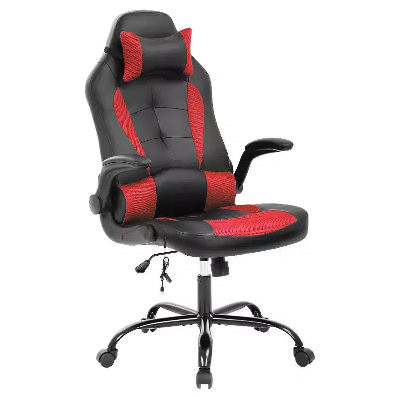 PU Leather Gaming Chair with Lumbar Support