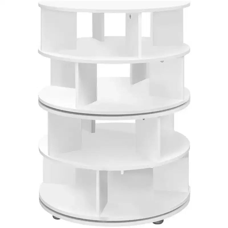 Wood Laminate 4-Tier Rotating Shoe Rack 24"x31.5"