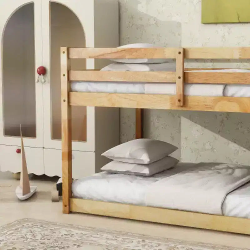 Holz Etagenbett Twin über Twin mit Leiter 118,4 cm H