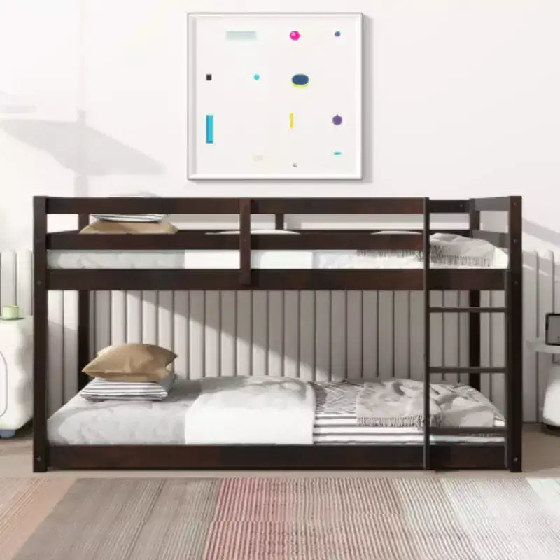 Holz Etagenbett Twin über Twin mit Leiter 118,4 cm H