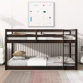 Holz Etagenbett Twin über Twin mit Leiter 118,4 cm H
