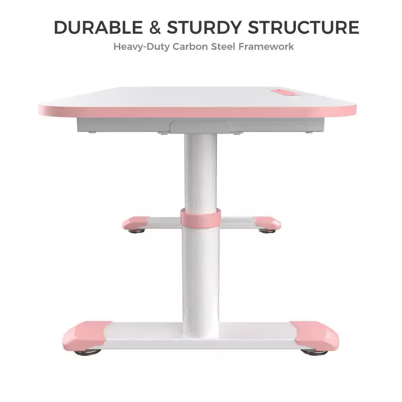 Melamin-Kinderschreibtisch Höhenverstellbar 32-45 cm