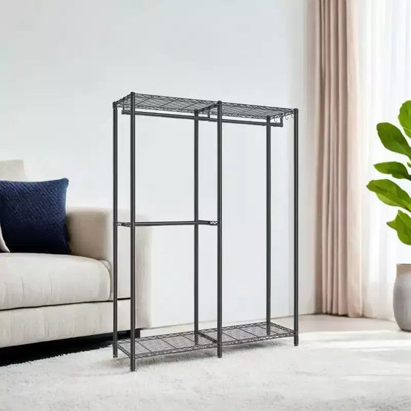 Steel Freestanding Garment Rack 15.8x47.2x70.9"
