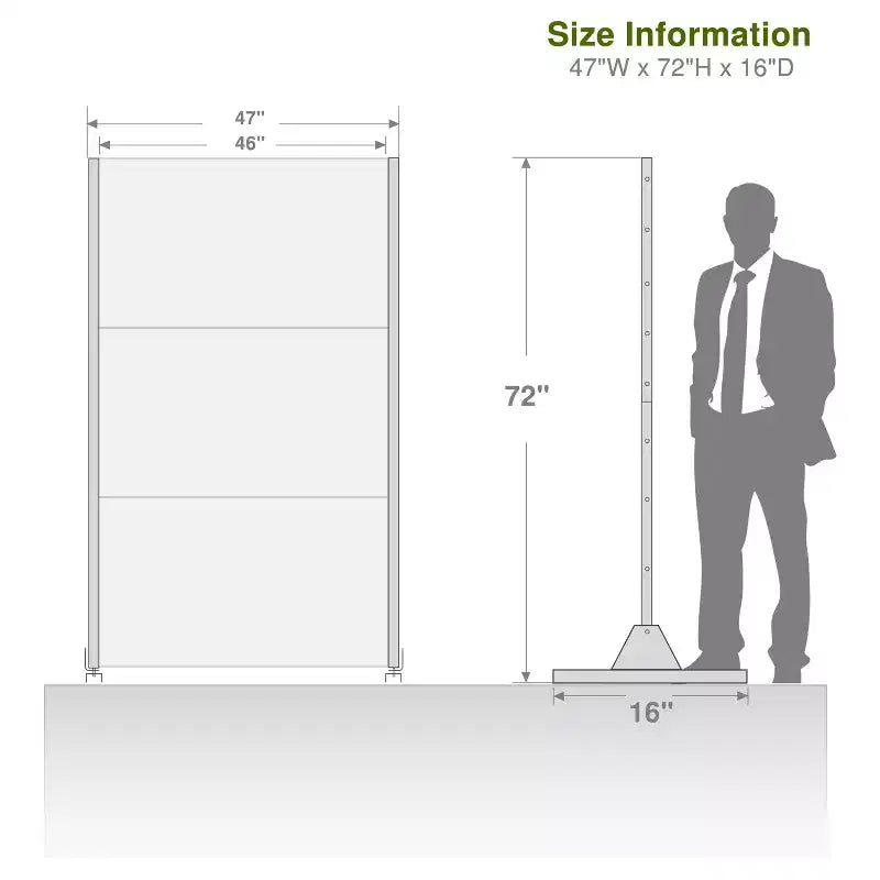 Galvanized Steel Hexagonal Privacy Screen 71.37"H x 46.8"W