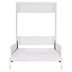 MDF Murphy-Bett in Standardgröße mit ausklappbarem Sofa 83,6"H x 83,1"B