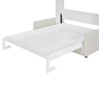 MDF Murphy-Bett in Standardgröße mit ausklappbarem Sofa 83,6"H x 83,1"B
