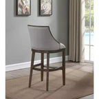 Gepolsterter Barhocker aus massiver Birke 99 cm H