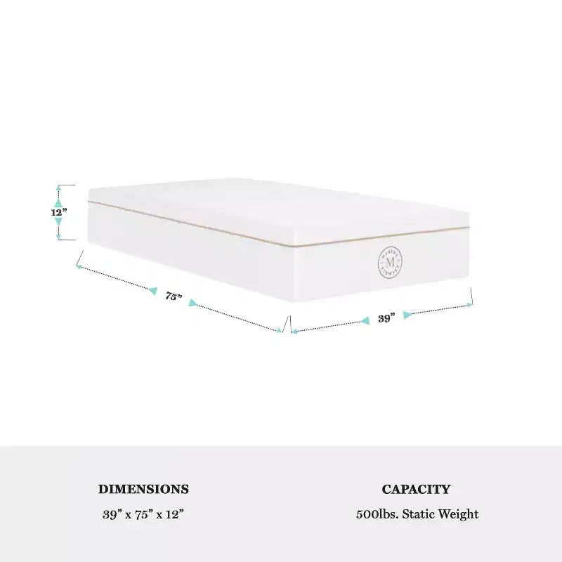 12" Memory-Schaum-Matratze mit Kühlgel und gestepptem Jacquard-Bezug