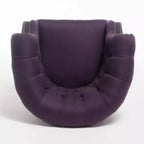 Gepolsterter Clubsessel mit Knopfheftung und Nagelbesatz, 76,8 cm H