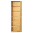 MDF 6-stufiges offenes Bücherregal 59,7 cm B x 177,8 cm H