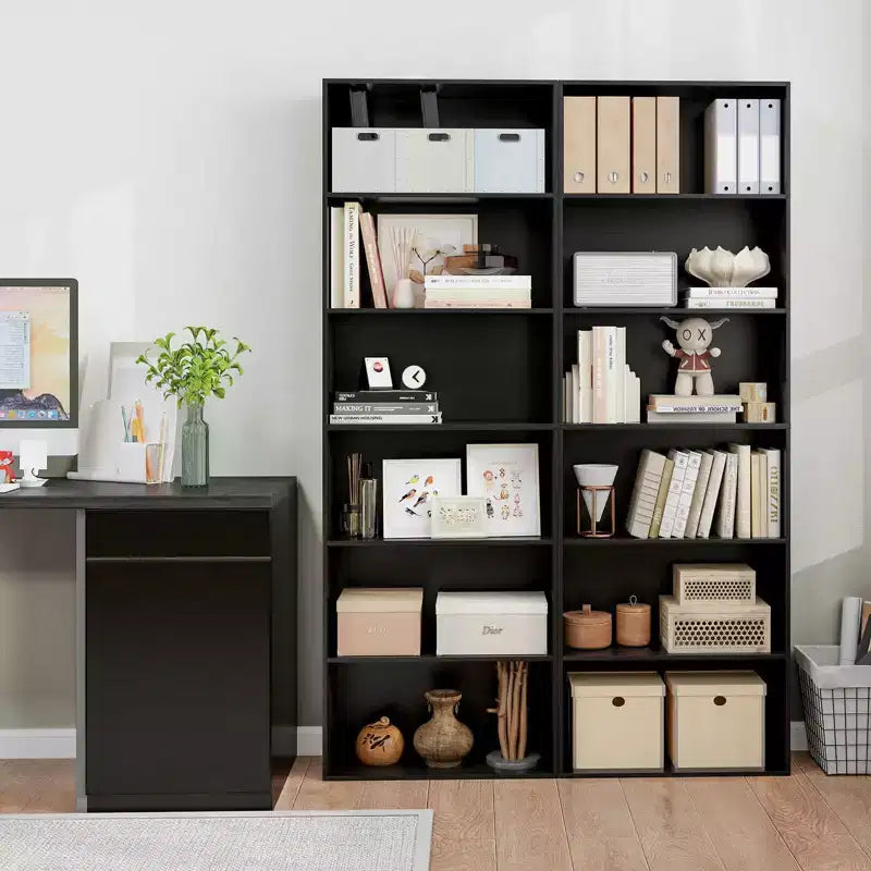 MDF 6-stufiges offenes Bücherregal 59,7 cm B x 177,8 cm H