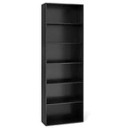 MDF 6-stufiges offenes Bücherregal 59,7 cm B x 177,8 cm H