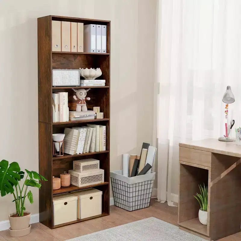 MDF 6-stufiges offenes Bücherregal 59,7 cm B x 177,8 cm H