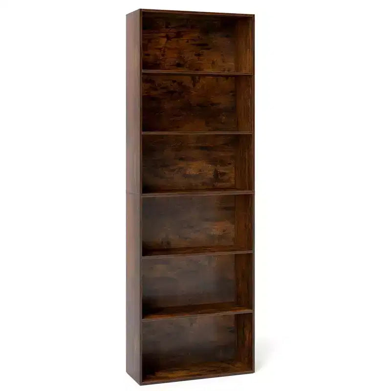 MDF 6-stufiges offenes Bücherregal 59,7 cm B x 177,8 cm H