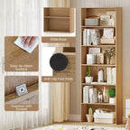 MDF 6-stufiges offenes Bücherregal 59,7 cm B x 177,8 cm H