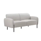 Chenille Polster-Dreisitzersofa mit Metallfüßen 186.7 cm B