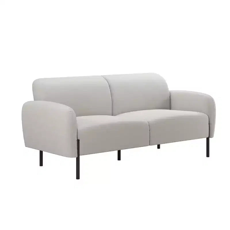 Chenille Polster-Dreisitzersofa mit Metallfüßen 186.7 cm B