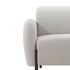Chenille Polster-Dreisitzersofa mit Metallfüßen 186.7 cm B