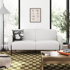 Chenille Polster-Dreisitzersofa mit Metallfüßen 186.7 cm B