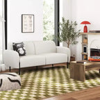 Chenille Polster-Dreisitzersofa mit Metallfüßen 186.7 cm B
