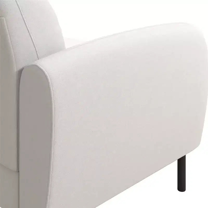Chenille Upholstered 3-Seater Sofa with Metal Legs 73.5"W
