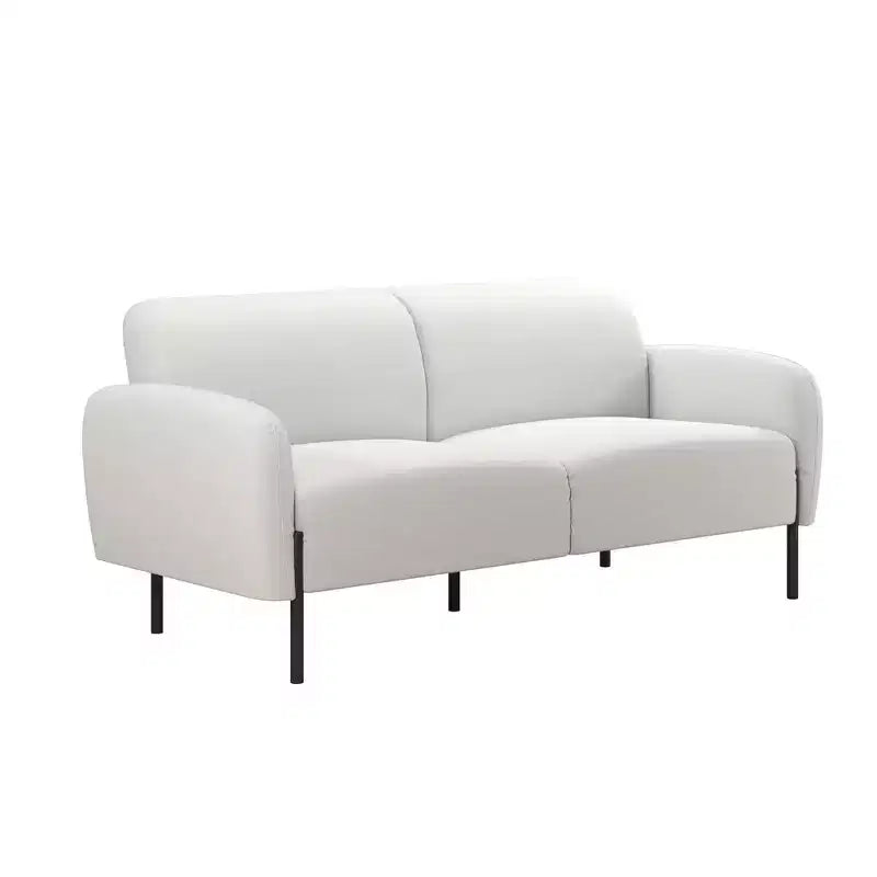 Chenille Polster-Dreisitzersofa mit Metallfüßen 186.7 cm B