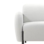 Chenille Polster-Dreisitzersofa mit Metallfüßen 186.7 cm B