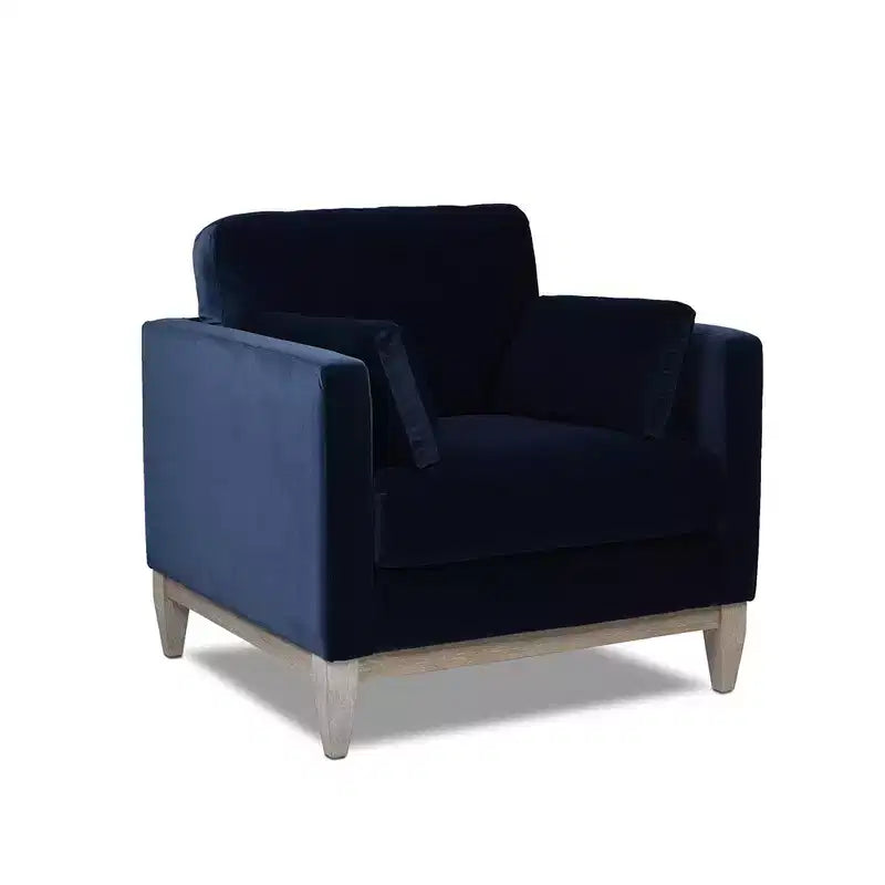Velvet Upholstered Farmhouse Arm Chair 36''