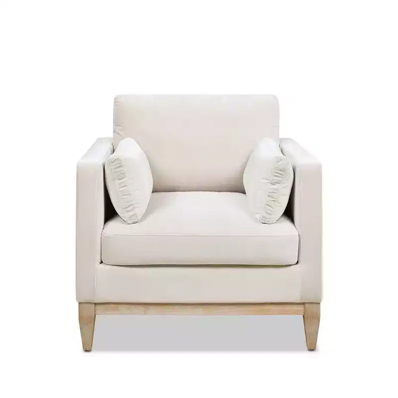 Velvet Upholstered Farmhouse Arm Chair 36''