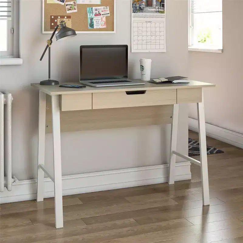 A-Frame Computer Desk with Drawer 45.94''