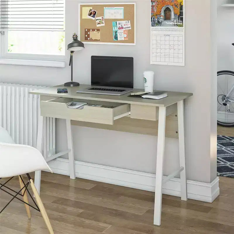 A-Frame Computer Desk with Drawer 45.94''