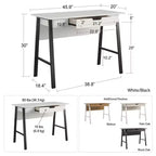 A-Frame Computer Desk with Drawer 45.94''