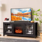 MDF-Kamin-TV-Ständer mit elektrischem Einsatz 58 Zoll