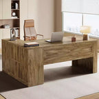 MDF L-förmiger Chefschreibtisch mit Aktenschrank 180 cm