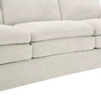 Chenille Polster-3-Sitzer-Sofa 226 cm