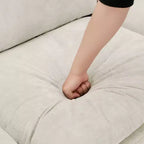 Chenille Polster-3-Sitzer-Sofa 226 cm