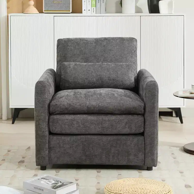 Chenille Polster-3-Sitzer-Sofa 226 cm