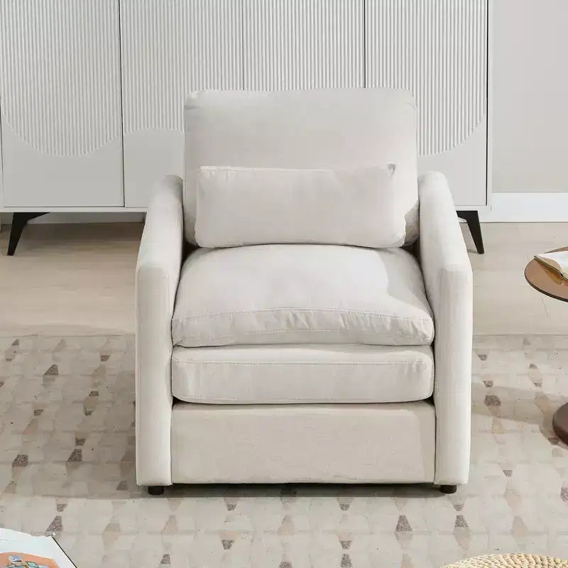 Chenille Polster-3-Sitzer-Sofa 226 cm