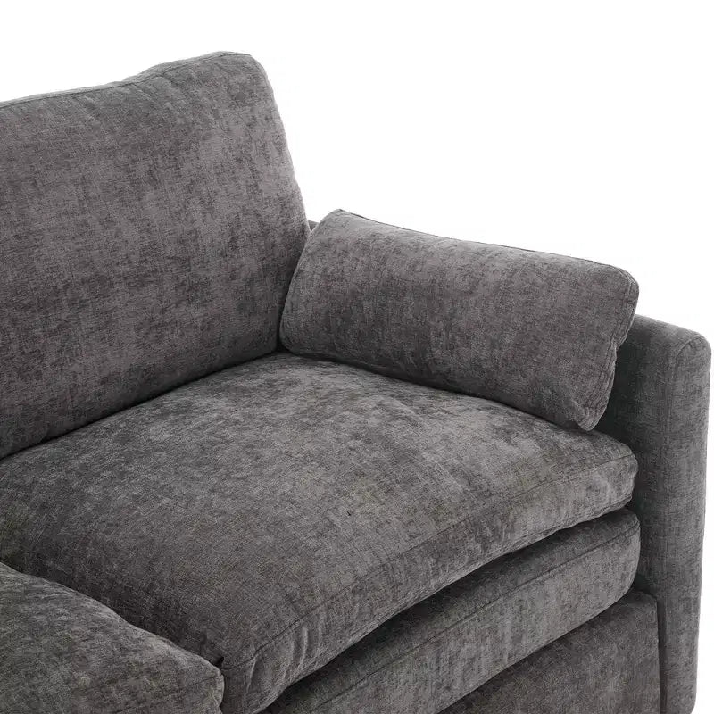Chenille Polster-3-Sitzer-Sofa 226 cm