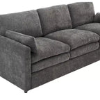 Chenille Polster-3-Sitzer-Sofa 226 cm