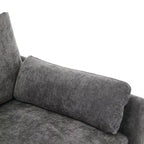 Chenille Polster-3-Sitzer-Sofa 226 cm