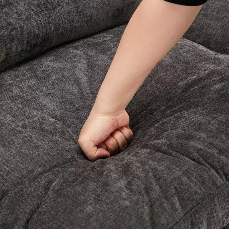 Chenille Polster-3-Sitzer-Sofa 226 cm