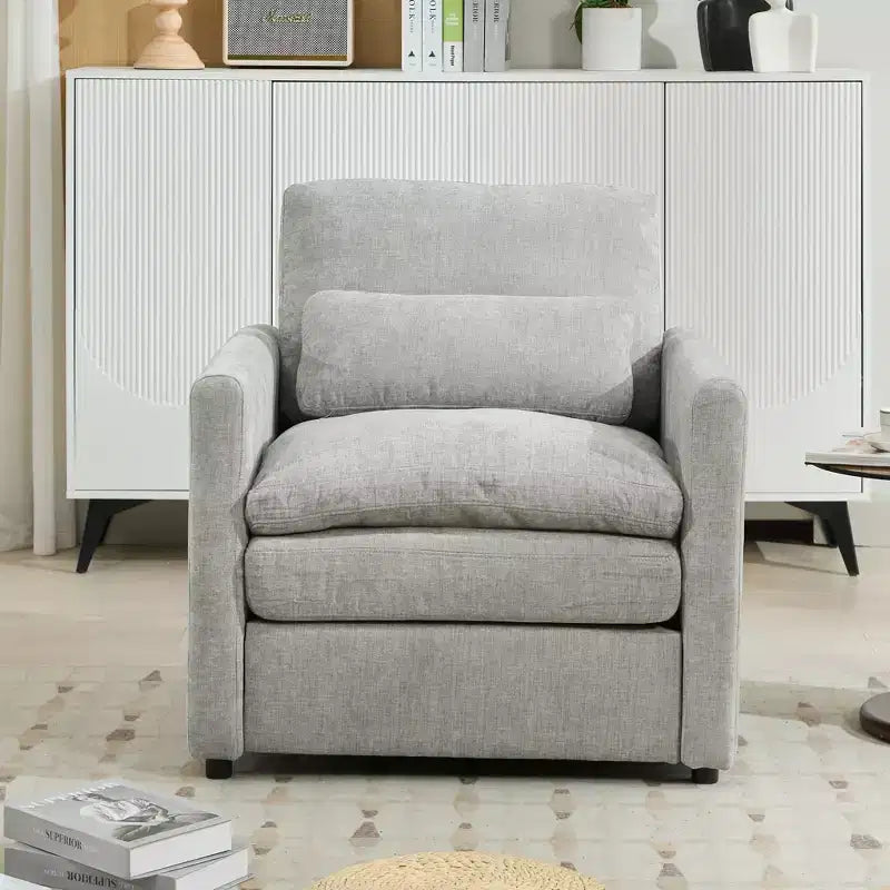 Chenille Polster-3-Sitzer-Sofa 226 cm