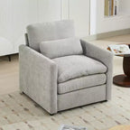 Chenille Polster-3-Sitzer-Sofa 226 cm