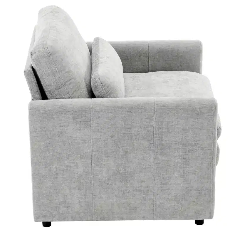 Chenille Polster-3-Sitzer-Sofa 226 cm