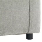 Chenille Polster-3-Sitzer-Sofa 226 cm