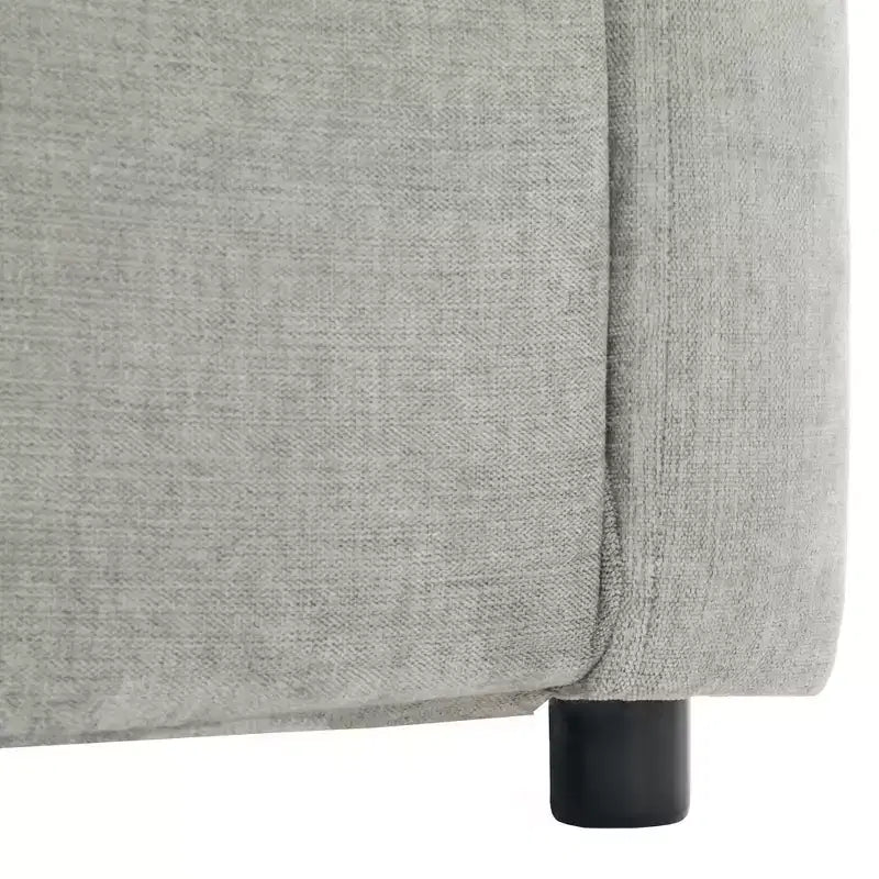 Chenille Polster-3-Sitzer-Sofa 226 cm