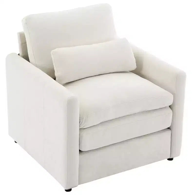 Chenille Polster-3-Sitzer-Sofa 226 cm